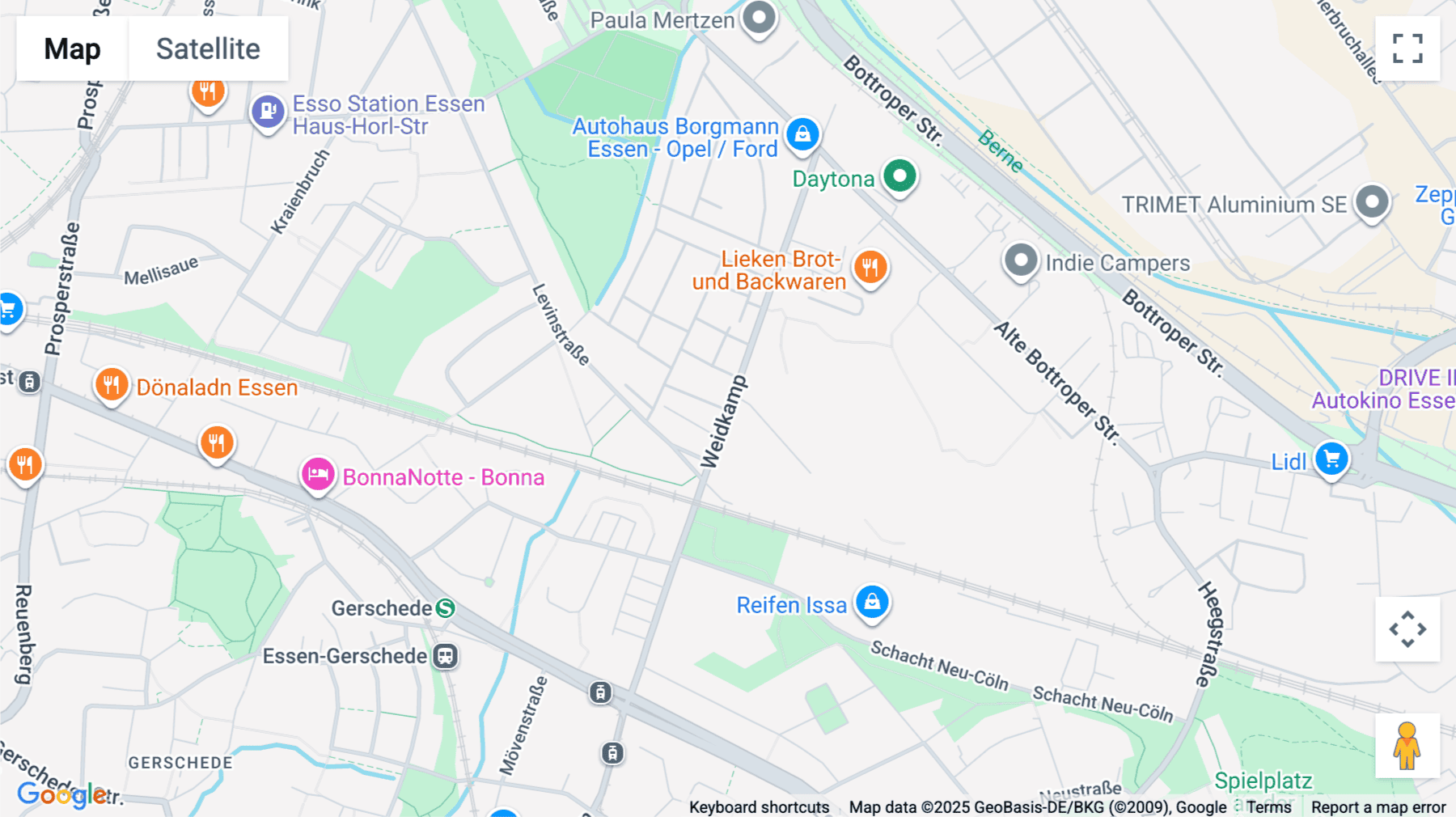 Click for interative map of Weidkamp 180, Essen, Essen