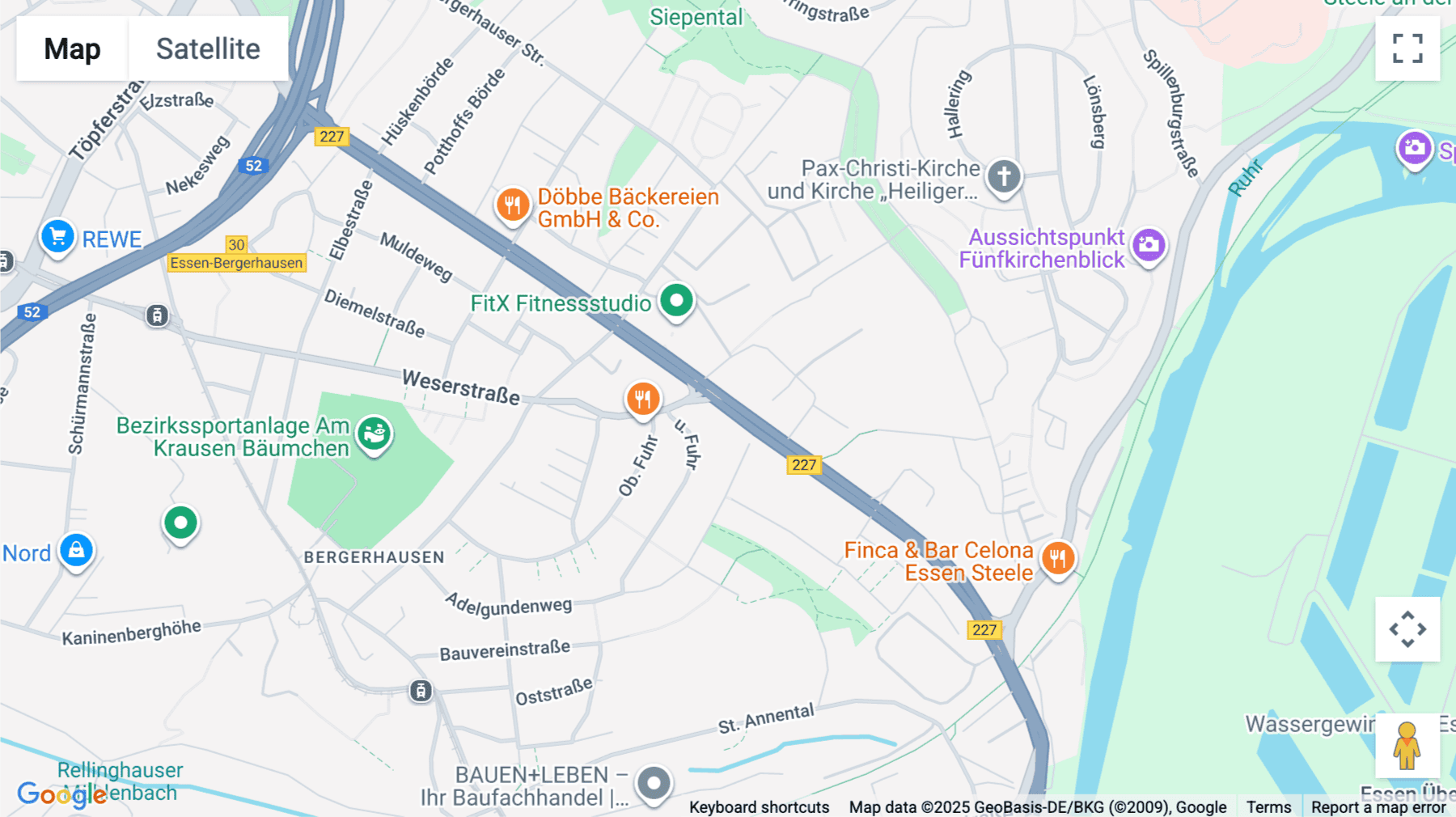 Click for interative map of Ruhrallee 185, Essen, Essen