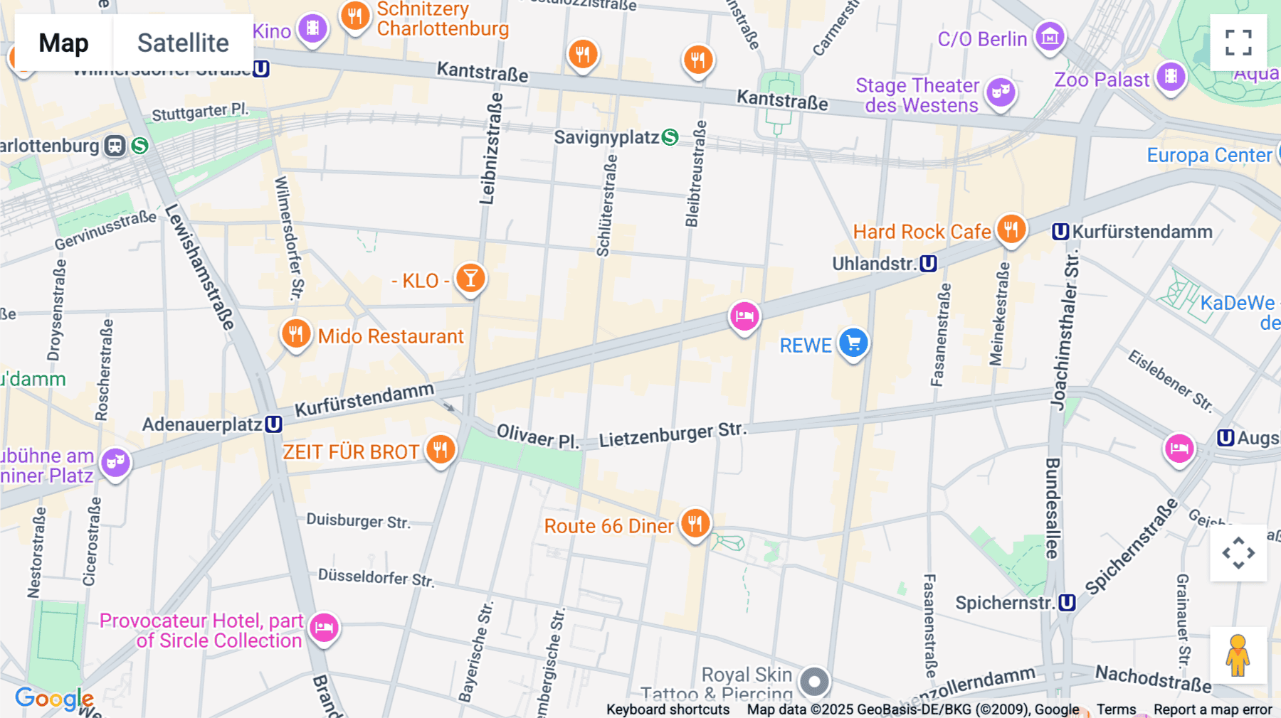 Click for interative map of Kurfürstendamm 194, Berlin, Berlin