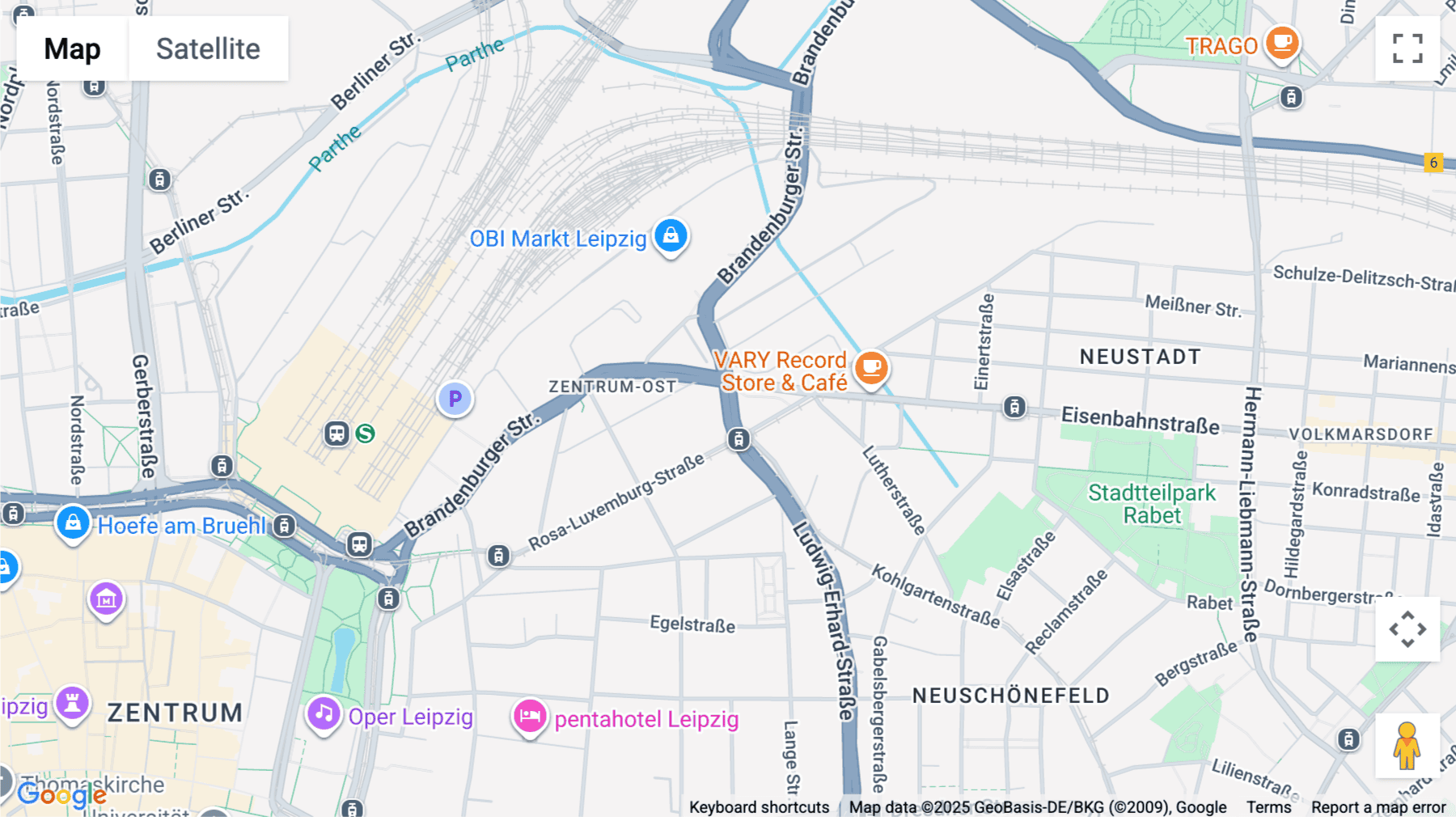 Click for interative map of Friedrich, List, PLatz 1, Leipzig