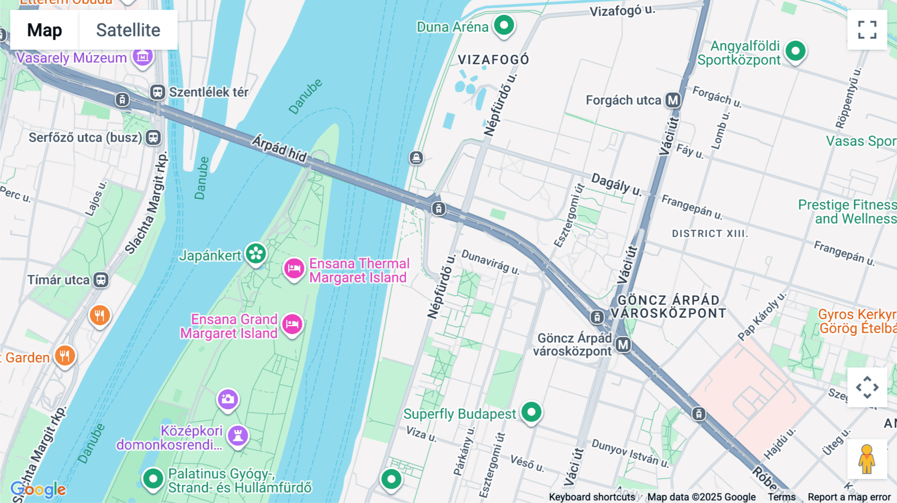 Click for interative map of Népfürdő utca 22., 1138, Budapest, Budapest