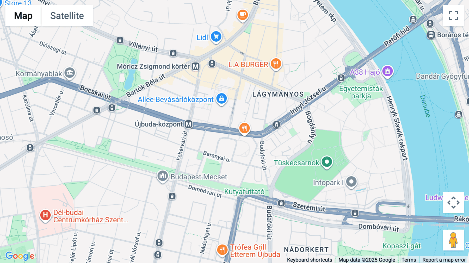 Click for interative map of Allee Corner, Október huszonharmadika utca 10, Budapest
