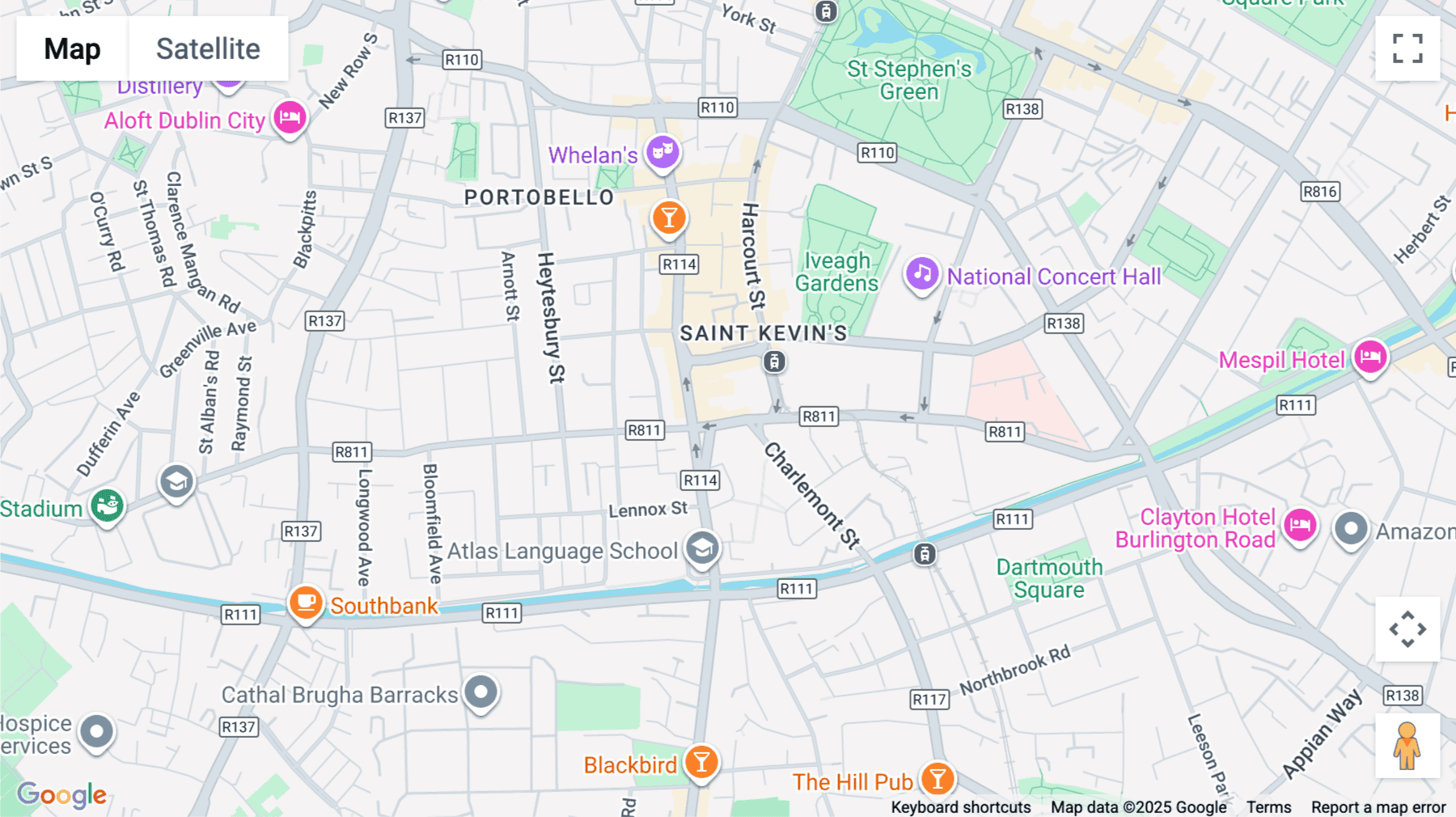 Click for interative map of Harcourt Road, Harcourt Centre, Regus House, Dublin, Dublin