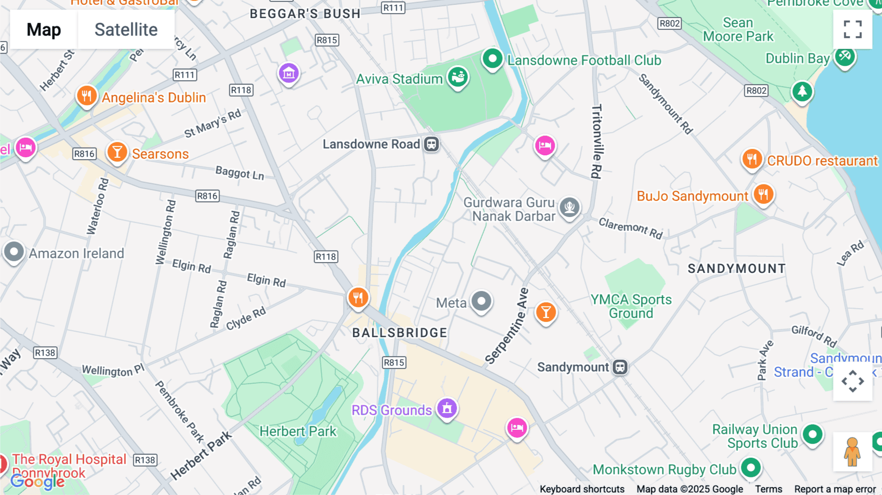 Click for interative map of Alexandra House, The Sweepstakes, Ballsbridge, Dublin, Dublin