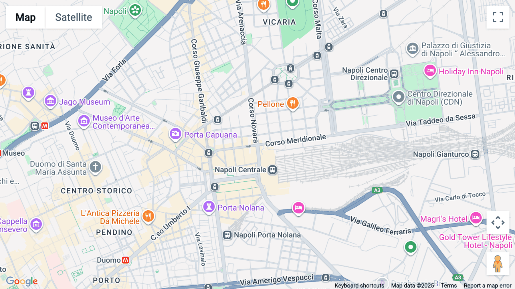 Click for interative map of Torre Alta, Corso Novara 10, Naples