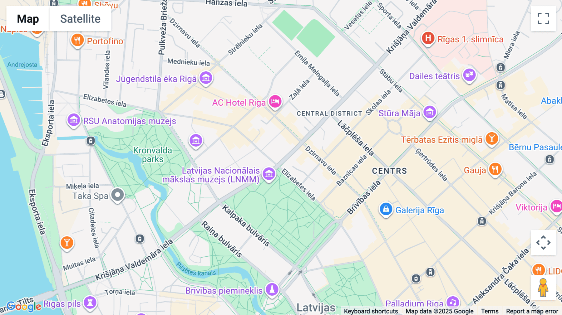 Click for interative map of 21 K. Valdemara Street, Riga, Riga