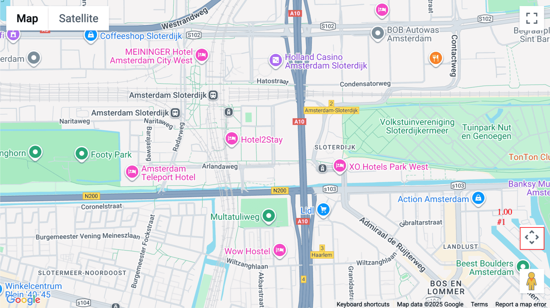 Click for interative map of Teleport Towers, Kingsfordweg 151, Amsterdam, Amsterdam