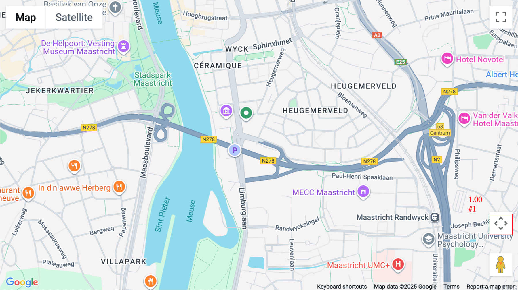 Click for interative map of Wim Duisenbergplantsoen 27-31, Maastricht, Maastricht