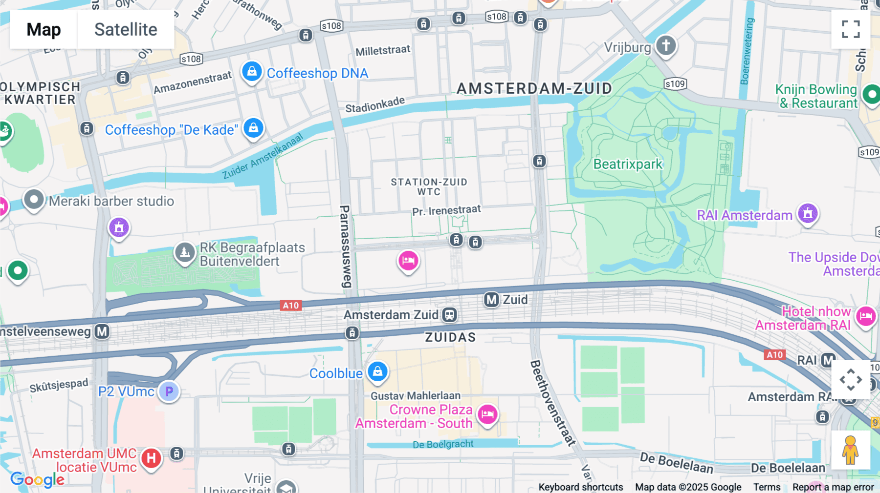 Click for interative map of World Trade Centre Zuidplein, Zuidplein 36 H-Toren, Amsterdam, Amsterdam