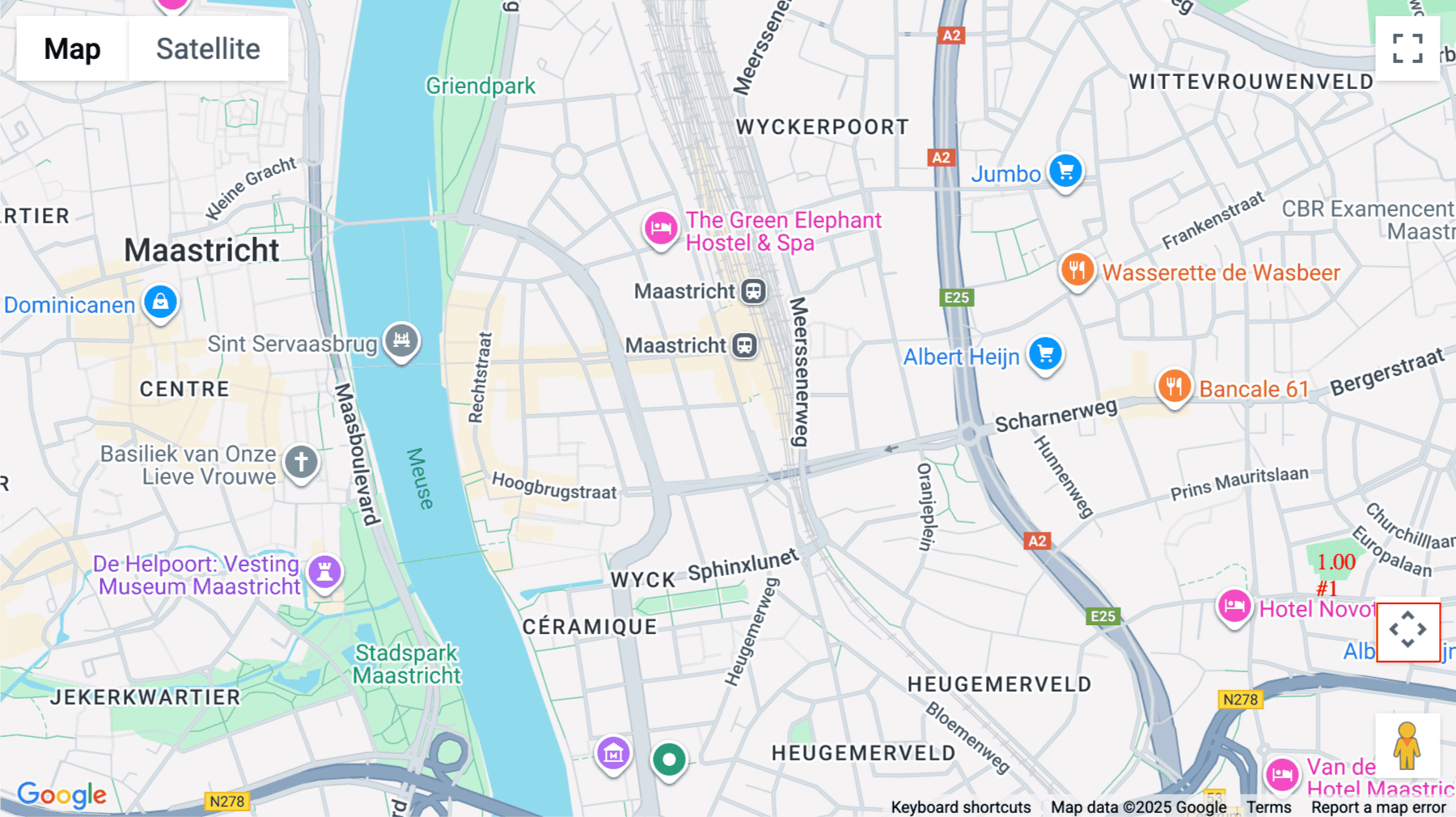 Click for interative map of Stationsplein 8K,, Maastricht, Maastricht