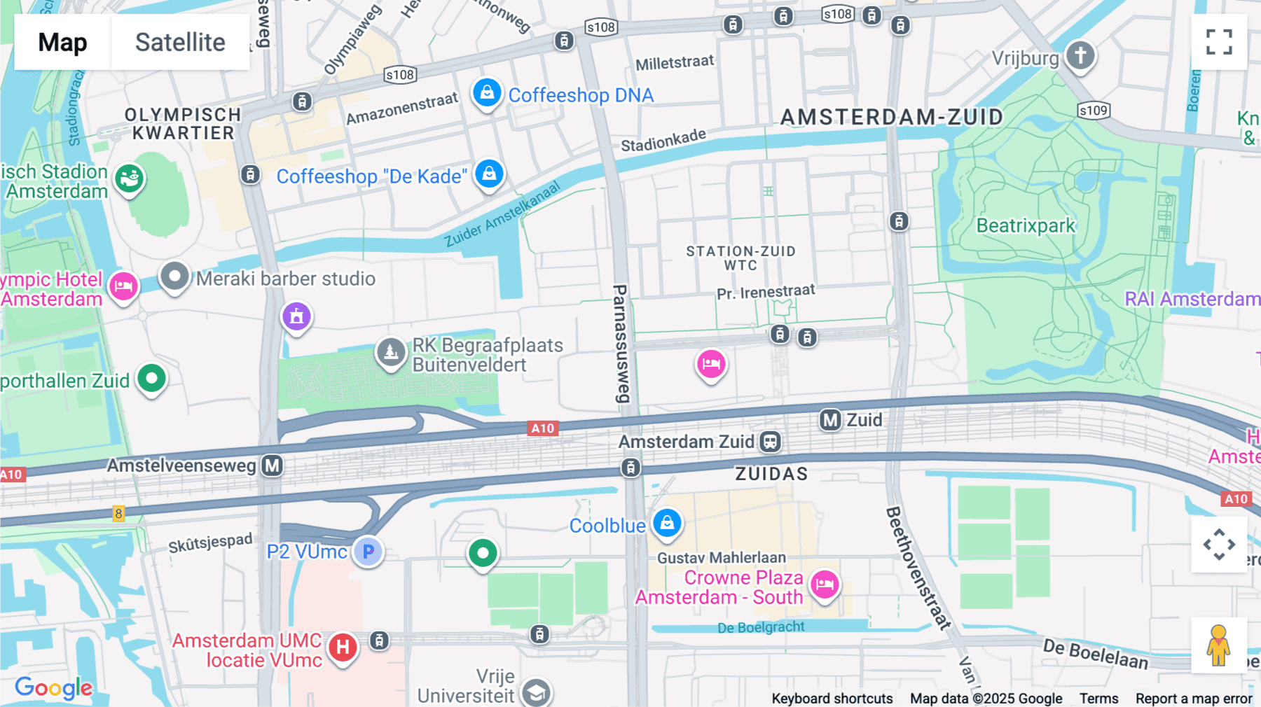 Click for interative map of Strawinskylaan 3051, Atrium, Amsterdam