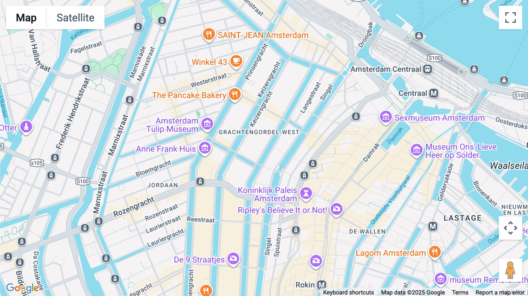 Click for interative map of Herengracht 124-128, Amsterdam, Amsterdam