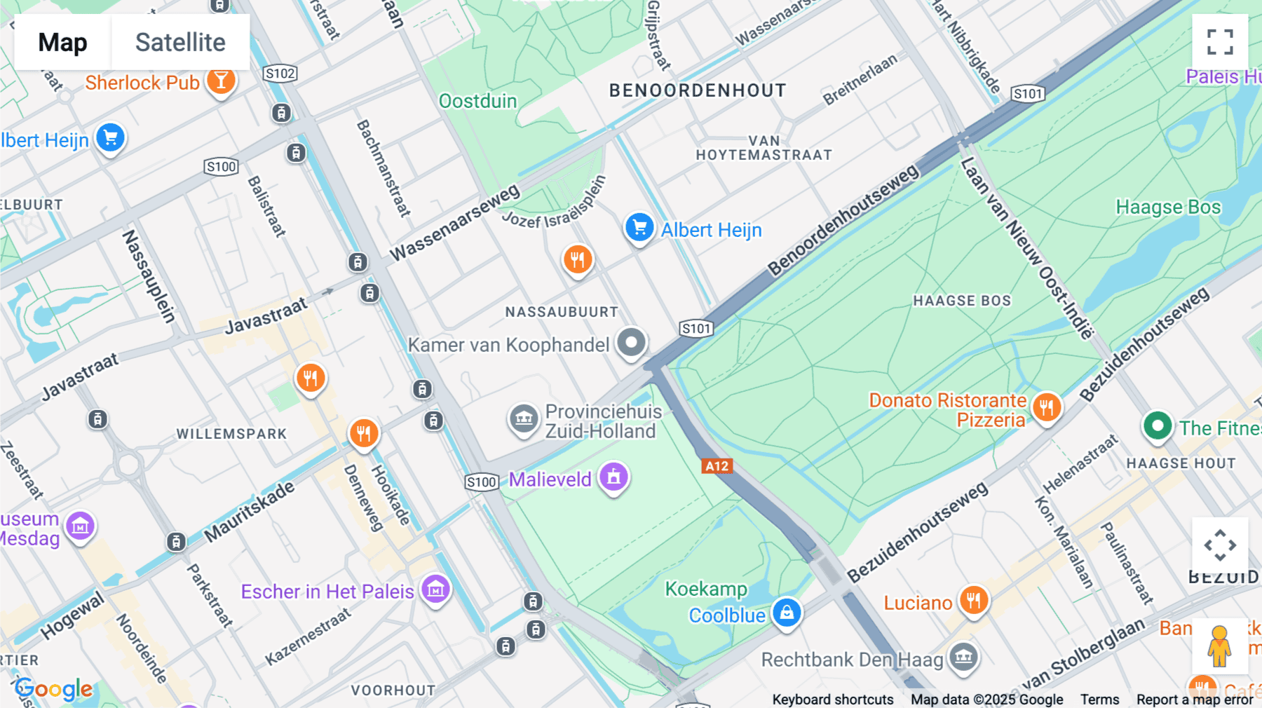 Click for interative map of Zuid Hollandlaan 7, The Hague, The Hague