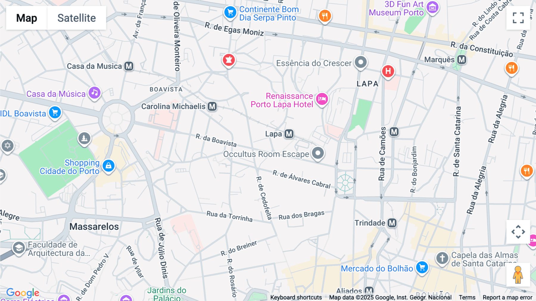 Click for interative map of Rua da Boavista, 355, Porto, Porto