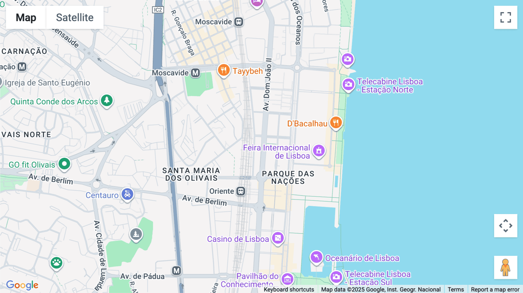 Click for interative map of Edificio Mar Vermelho, Avenida Dom Joao II, Lisbon, Lisbon