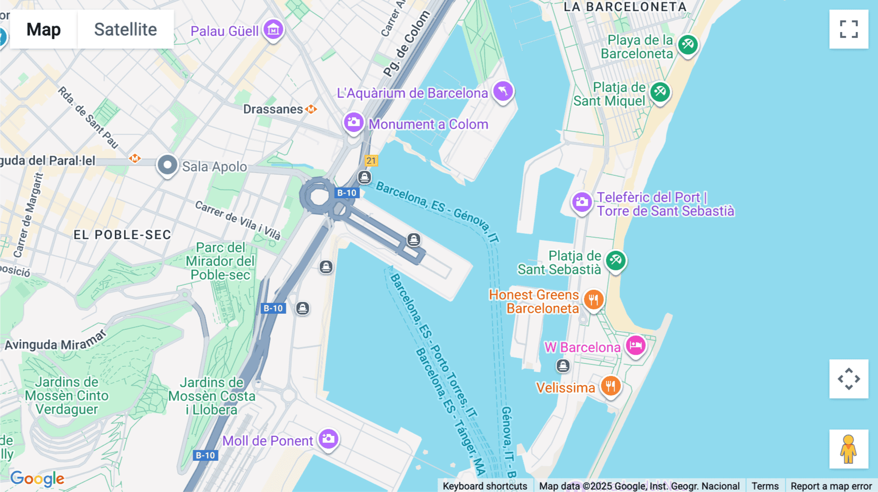 Click for interative map of World Trade Centre, Edificio Sur, 2ª Planta, Muelle de Barcelona, Spain, Barcelona