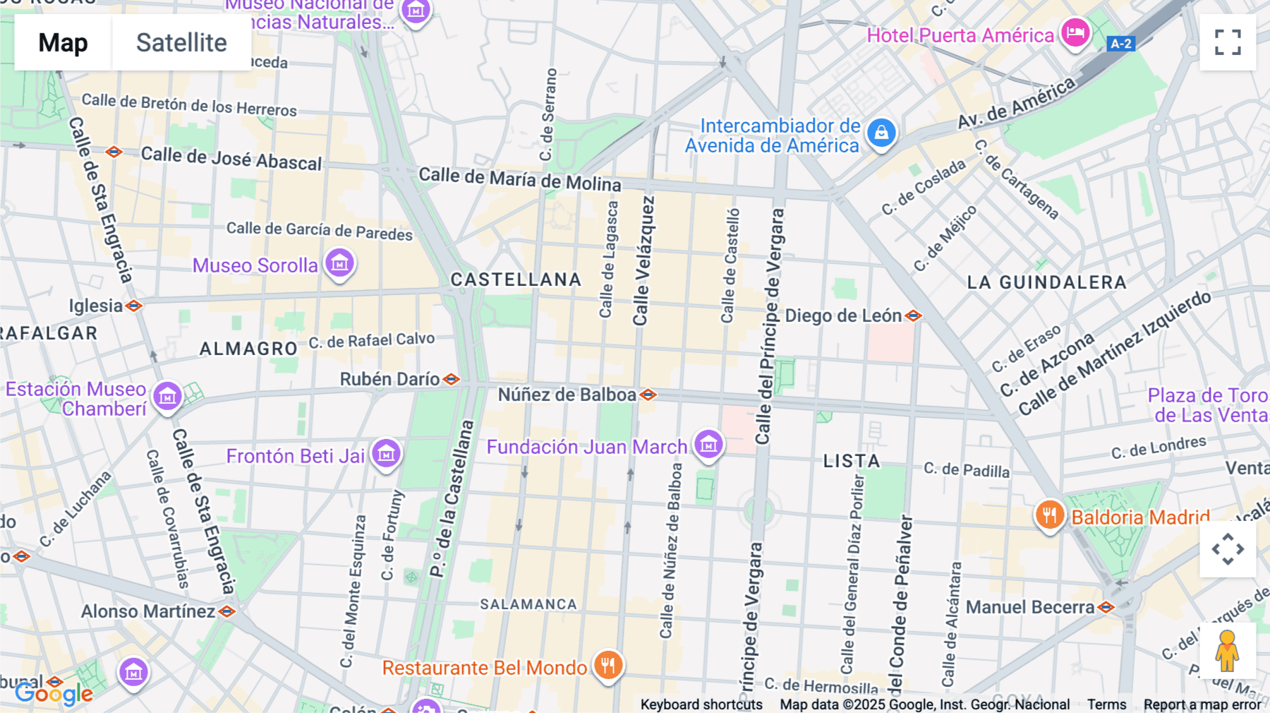 Click for interative map of Velázquez, 94,1st floor, Madrid, Spain, Madrid