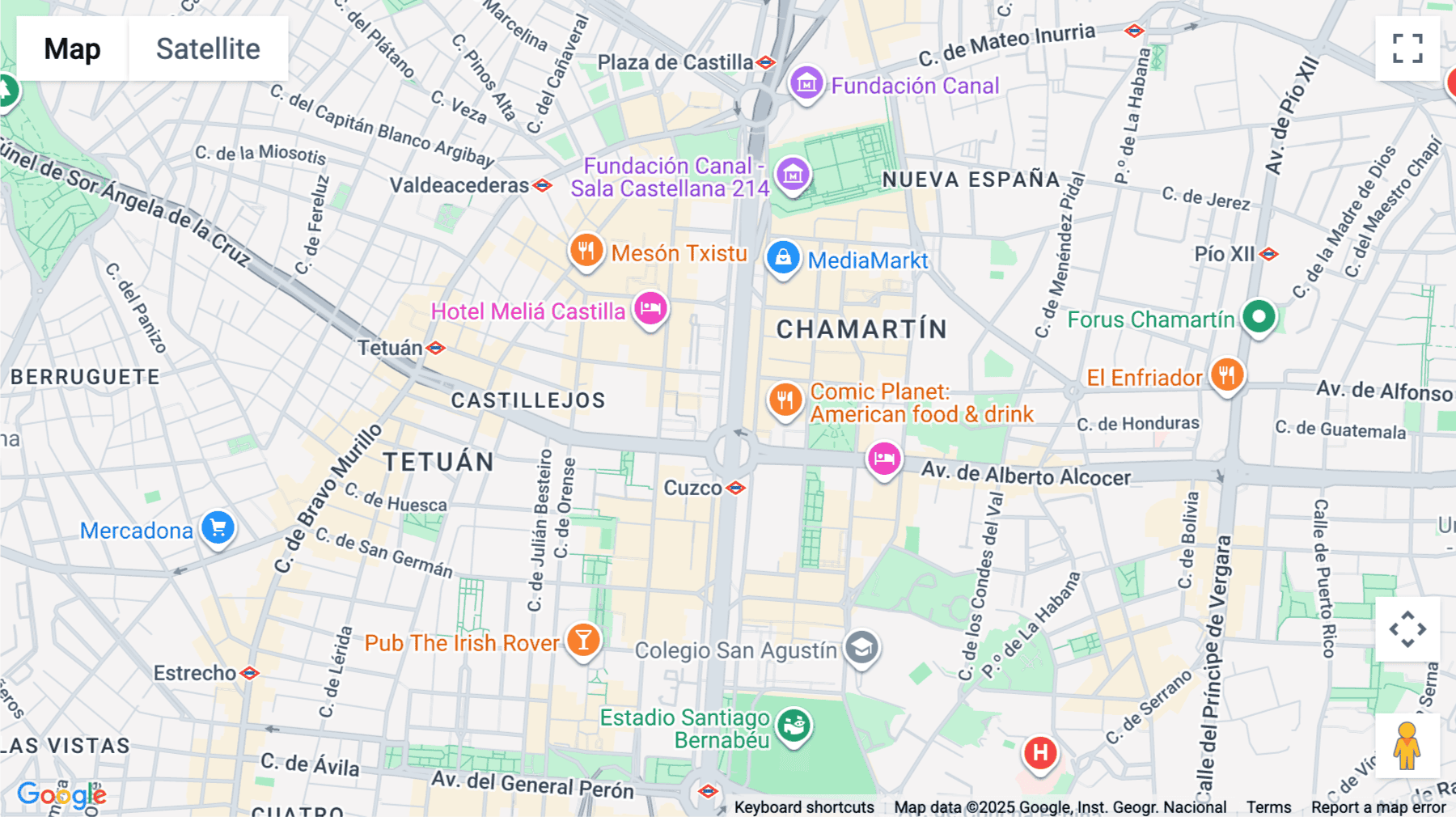 Click for interative map of Paseo de la Castellana 141, 18th, 20th floors, Cuzco IV Building, Madrid, Madrid