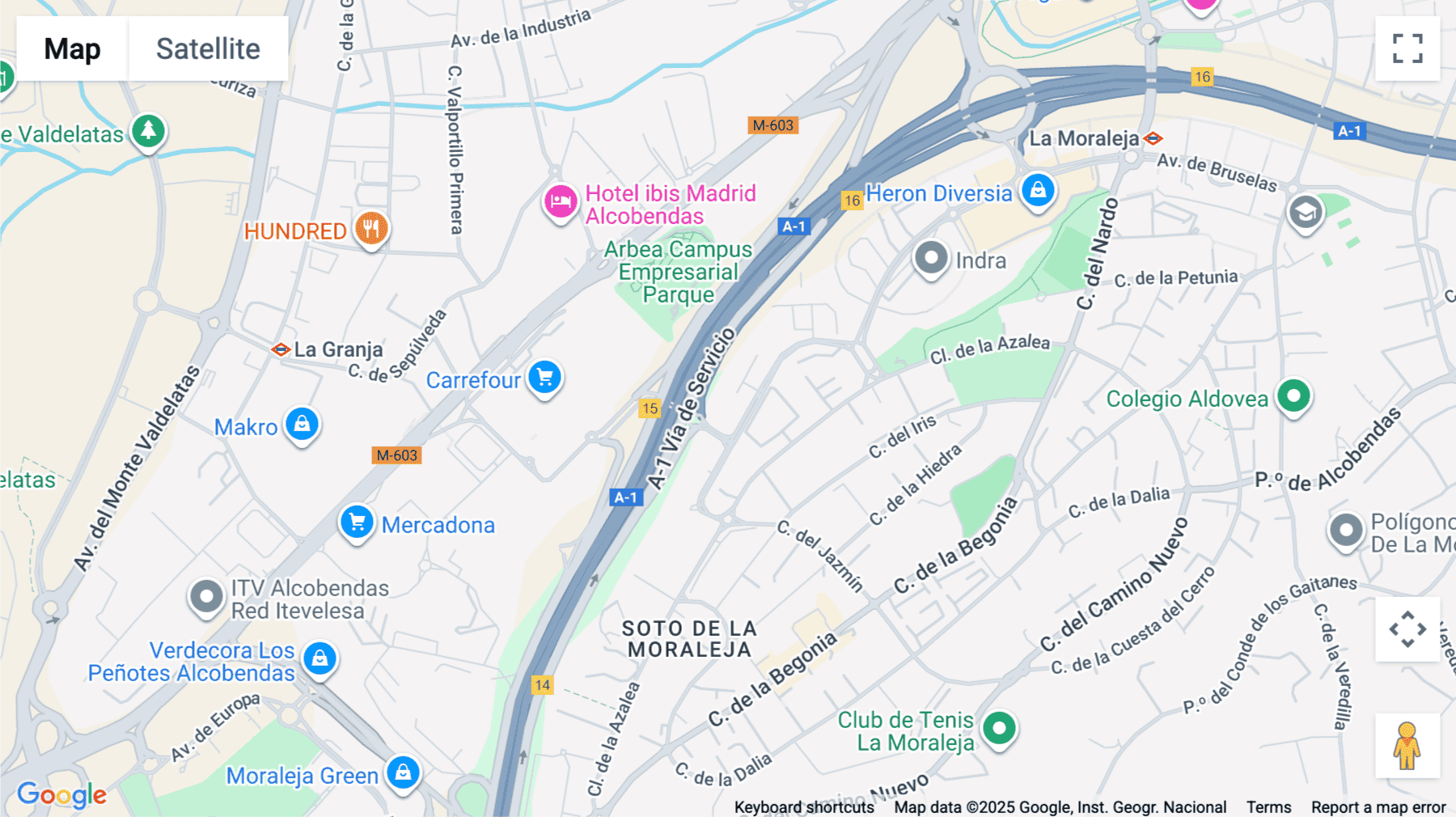 Click for interative map of 93, E Building, Miniparc III, Madrid, Spain, Madrid