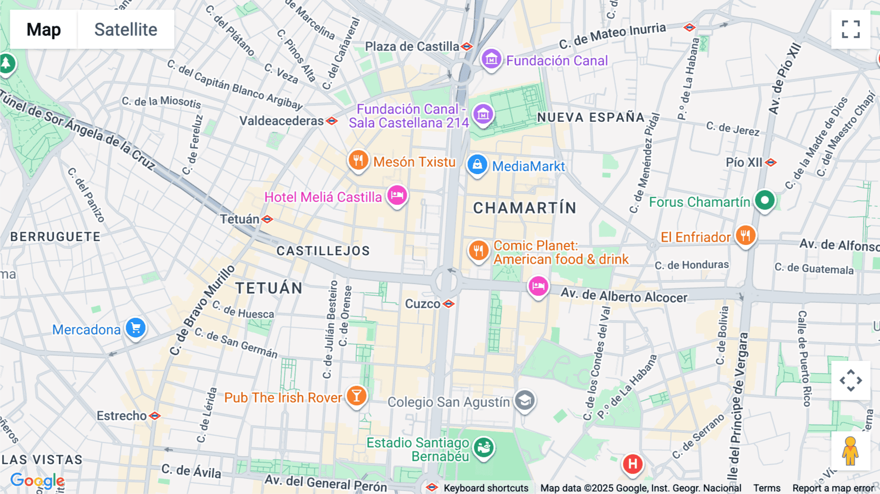 Click for interative map of Cuzco IV, Paseo de Castellana 141, Madrid, Spain, Madrid
