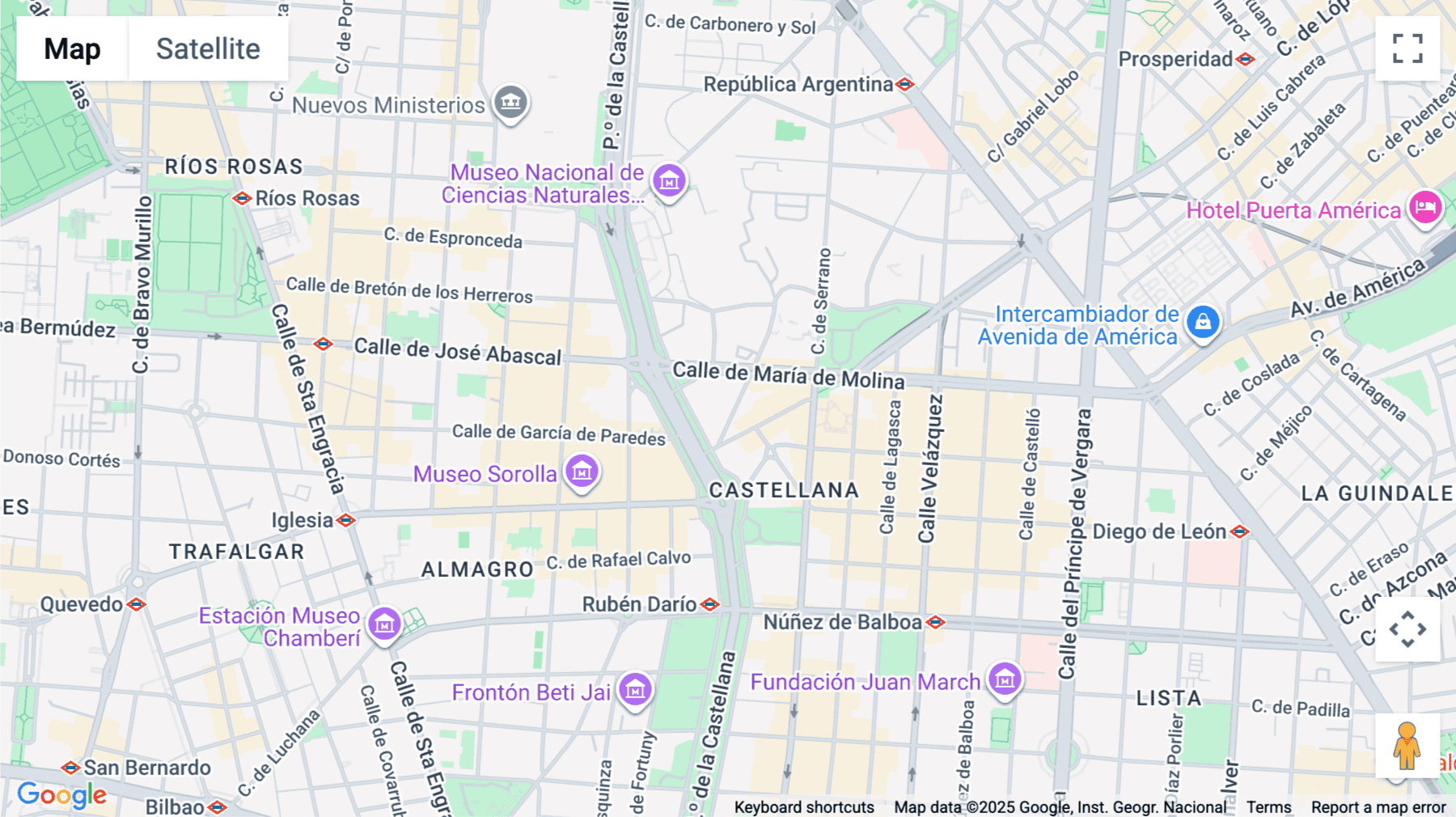 Click for interative map of El Pinar, Calle Pinar 5, Madrid, Spain, Madrid