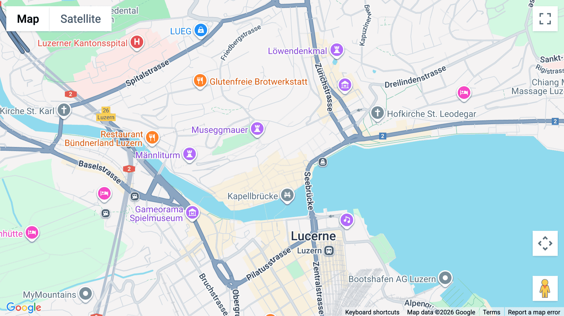 Click for interative map of Hertensteinstrasse 51, 6004 Lucerne, Switzerland, Lucerne