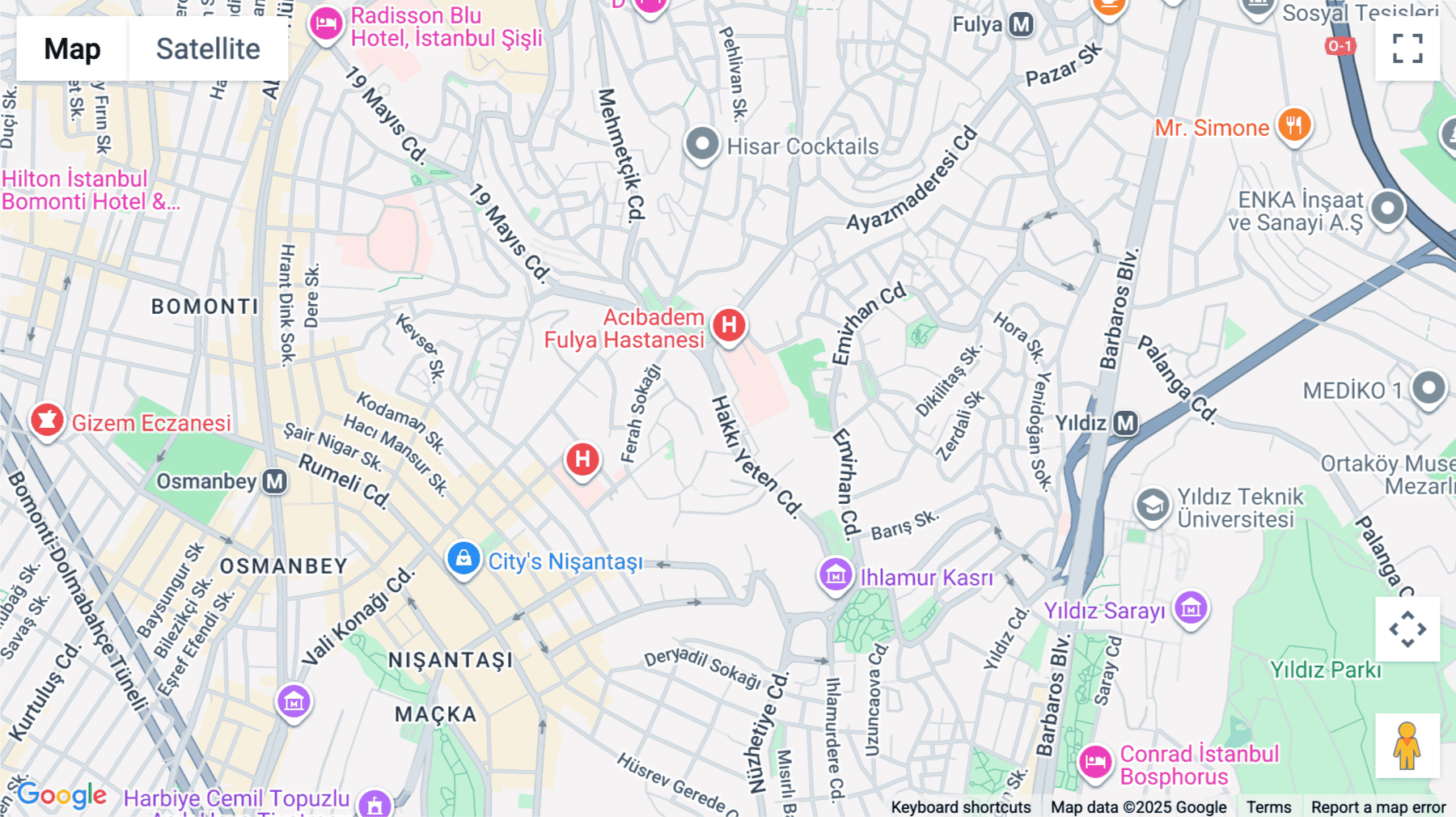 Click for interative map of Selenium Plaza No: 10/c Kat: 5-6, Hakki Yeten Cad., Fulya, Besiktas, Istanbul, Istanbul