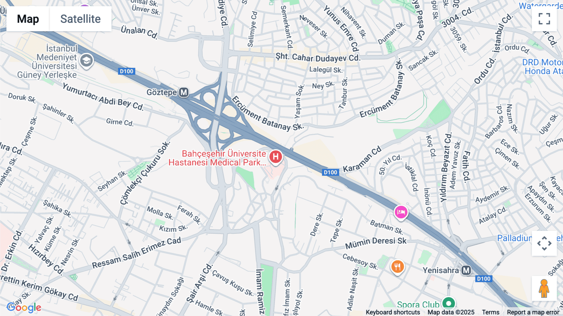 Click for interative map of Nidakule Göztepe, Tekkeali Sok.No.4, Kat 7, Merdivenköy, istanbul, Istanbul