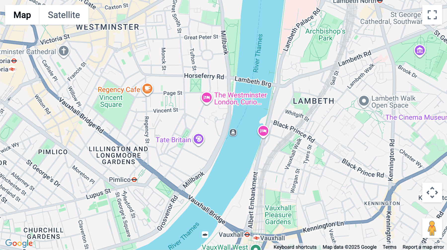 Click for interative map of Millbank Tower, Millbank, London, SW1P, London