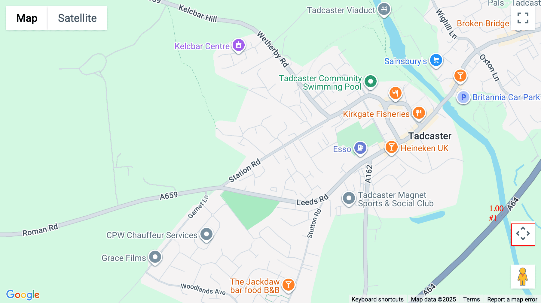 Click for interative map of Commer House,  Tadcaster Enterprise Park, Station Road, Tadcaster, Leeds, Leeds