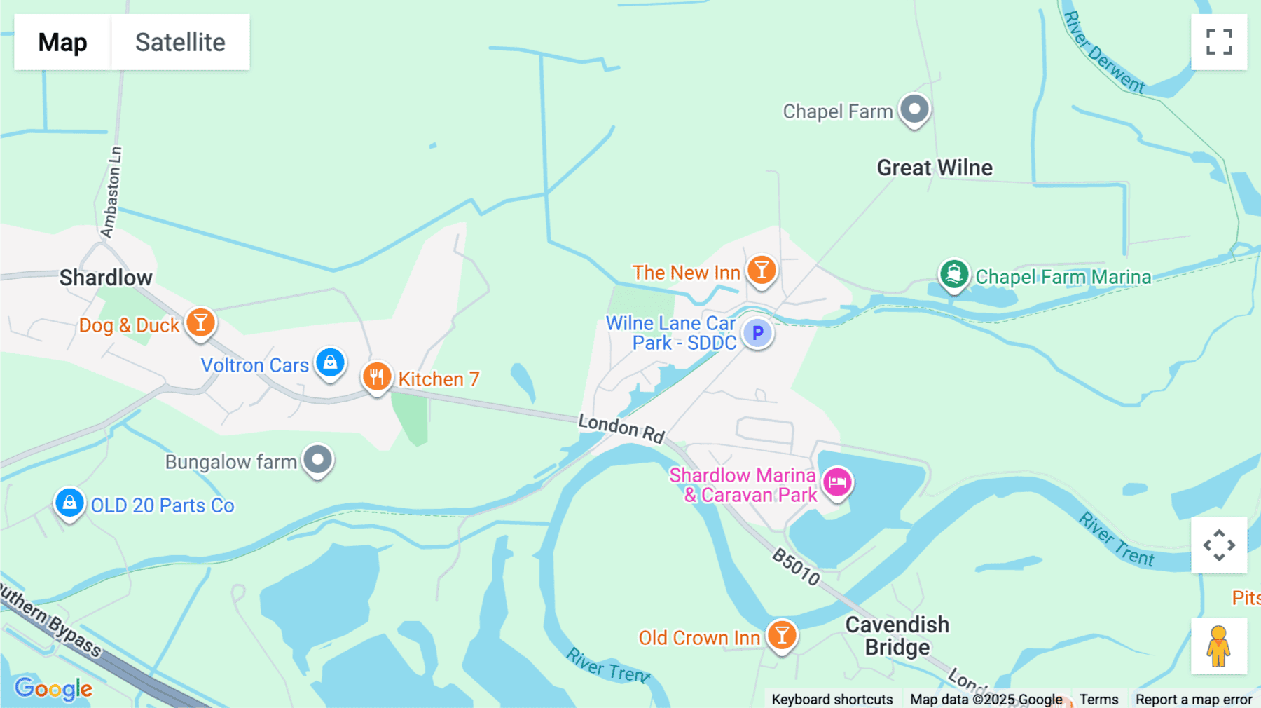 Click for interative map of The Mill,  The Wharf, Derby, Derbyshire, DE72, United Kingdom, Derby