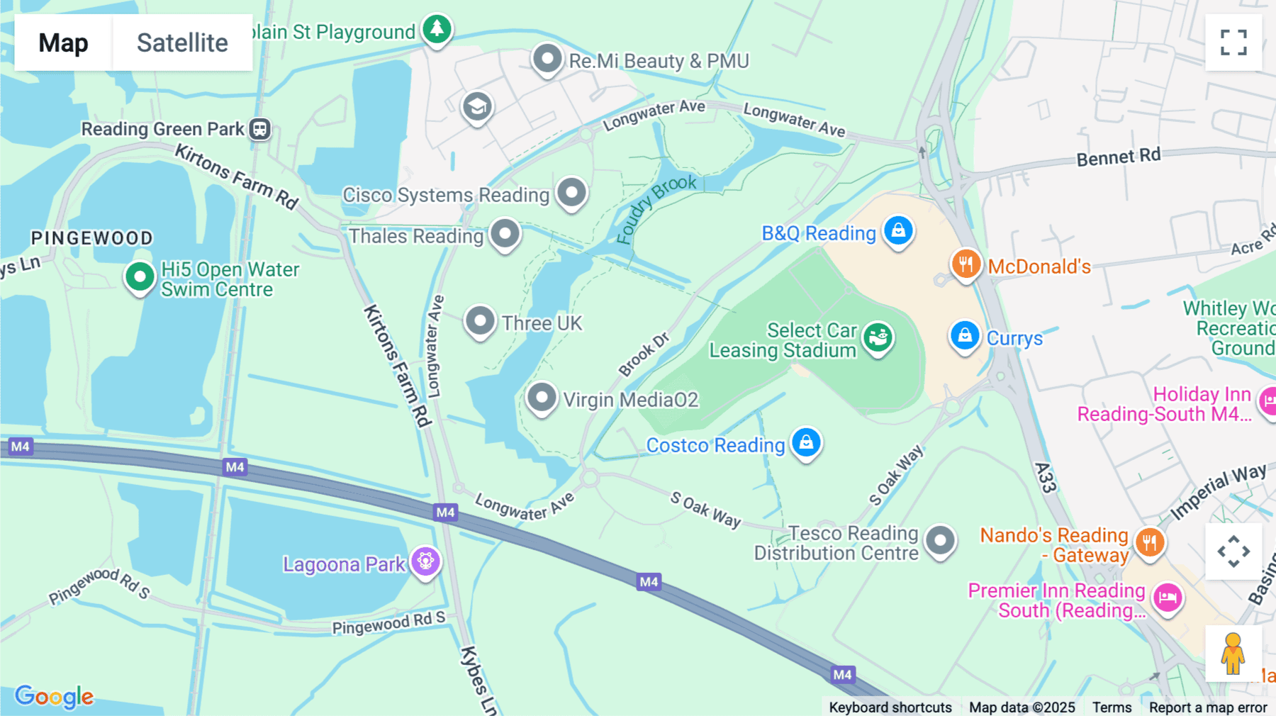 Click for interative map of 450 Brook Drive,  Green Park Business Park, Reading
