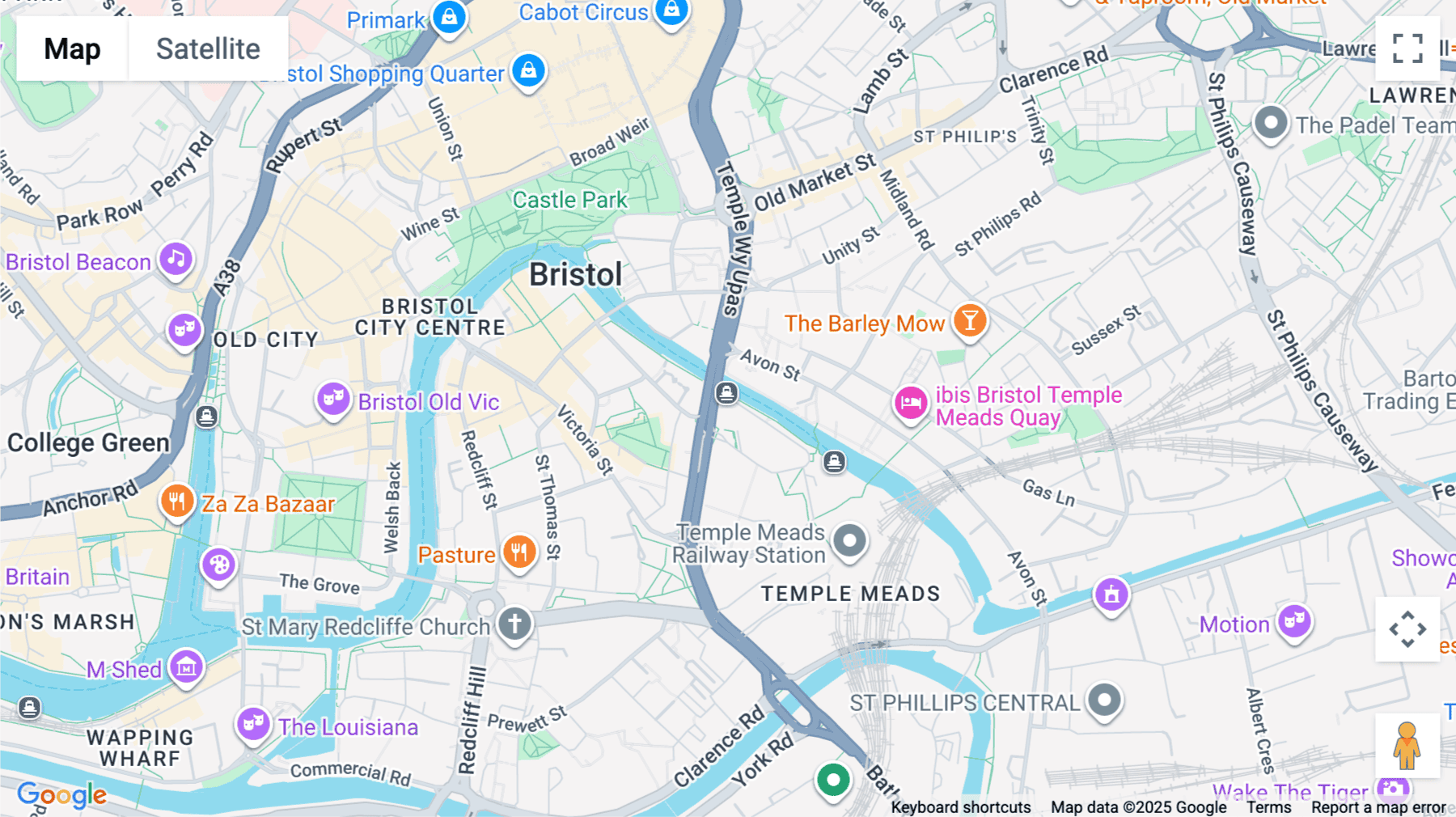 Click for interative map of 1 Temple Quay, Temple Back East, Bristol, Bristol