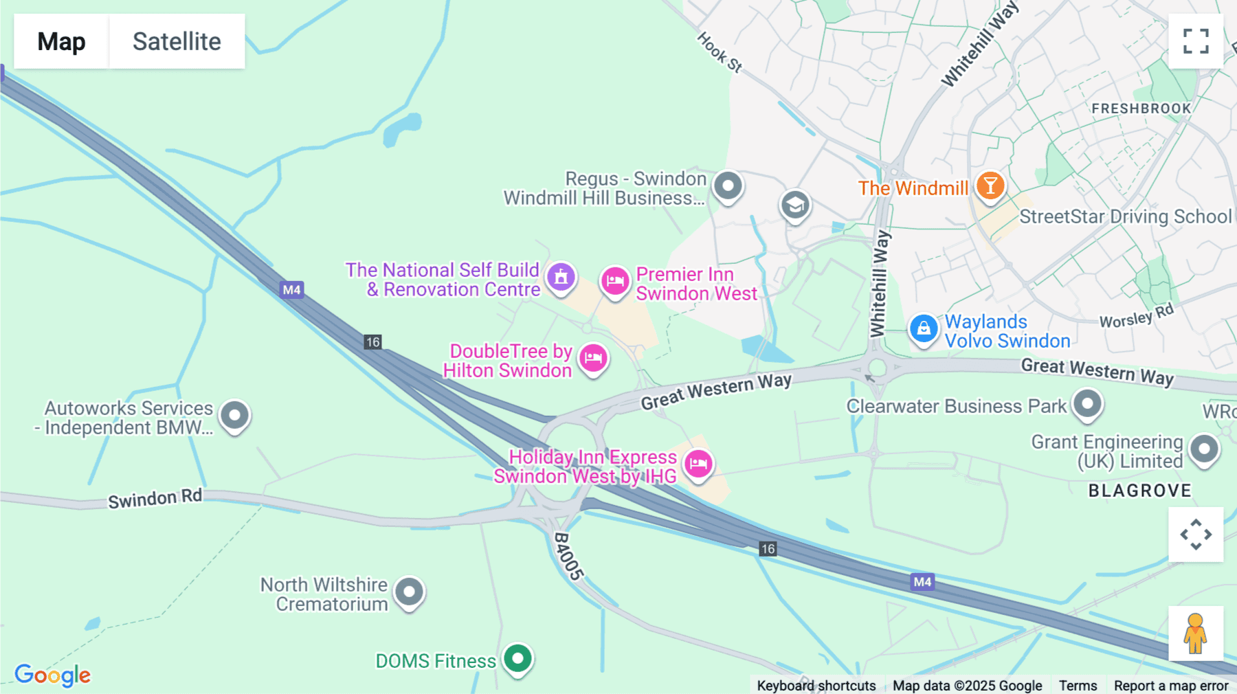 Click for interative map of Kingston House,  Lydiard Fields Business Park, Great Western Way, Swindon, Swindon