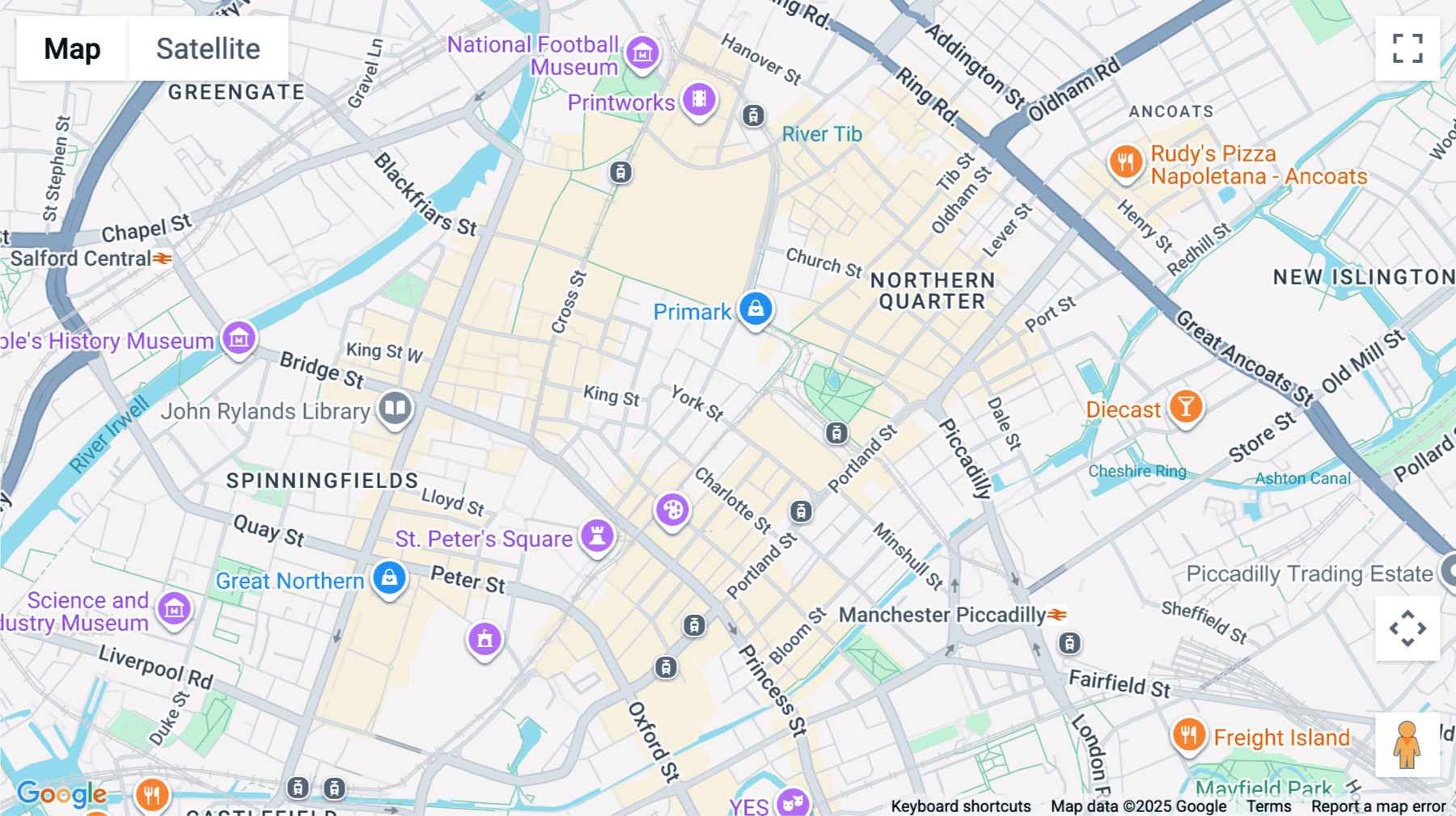 Click for interative map of Colwyn Chambers, York Street, Manchester, Greater Manchester, United Kingdom, Manchester