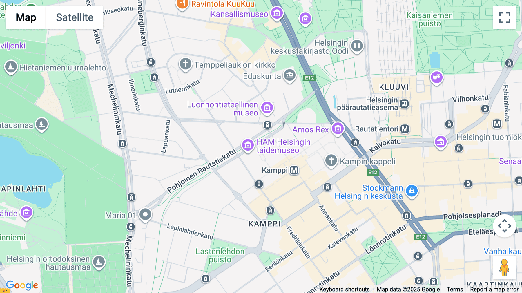 Click for interative map of Business Center Graniittitalo,  3 Jaakonkatu, Helsinki, Helsinki