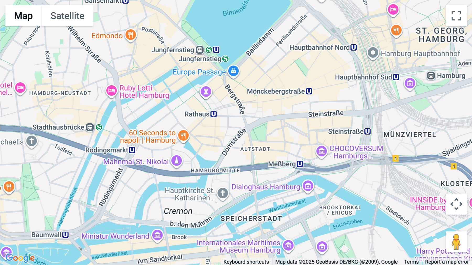 Click for interative map of Domstraße 10, Hamburg, Schleswig Holstein, Hamburg
