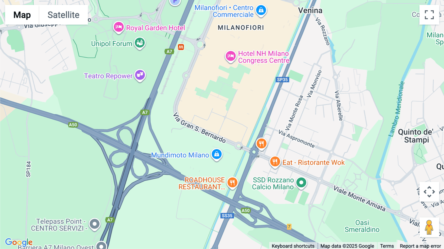 Click for interative map of Building A,  Stairs 13, 1st floor,Milano Fiori, Street 6, Milan, Milan
