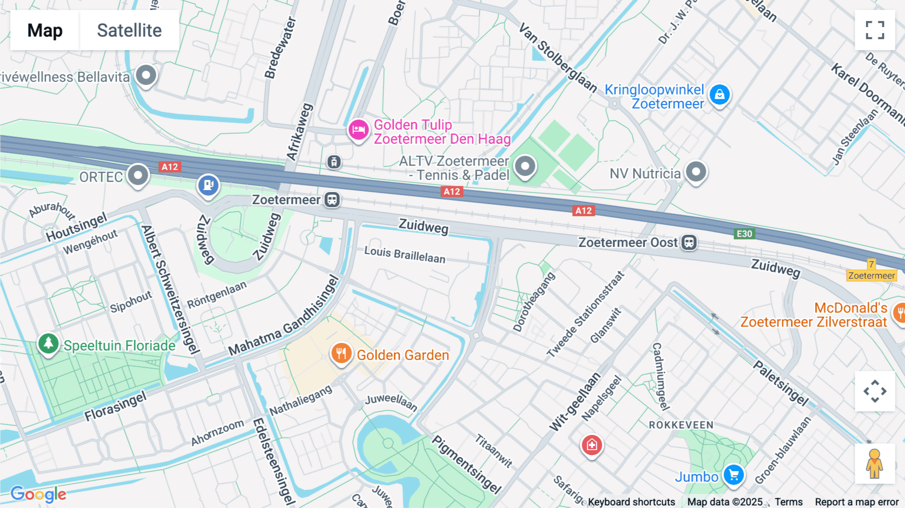 Click for interative map of Louis Braillelaan 80, Zoetermeer, South Holland, Zoetermeer