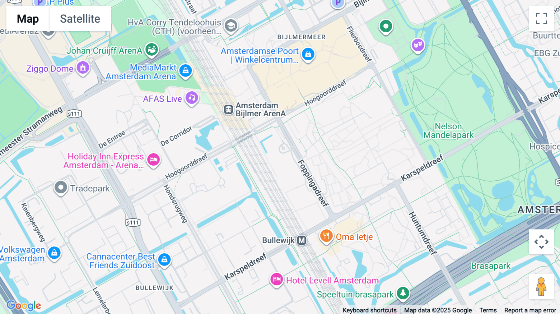 Click for interative map of Hullenbergweg 278-308,  Zuidoost, Amsterdam, North Holland, Amsterdam