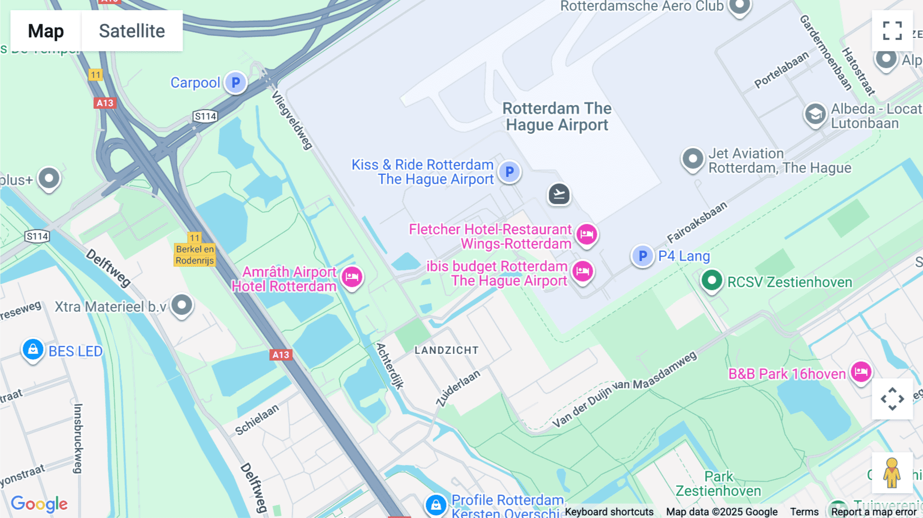 Click for interative map of Rotterdam Airportlein 22, Rotterdam, South Holland, Rotterdam