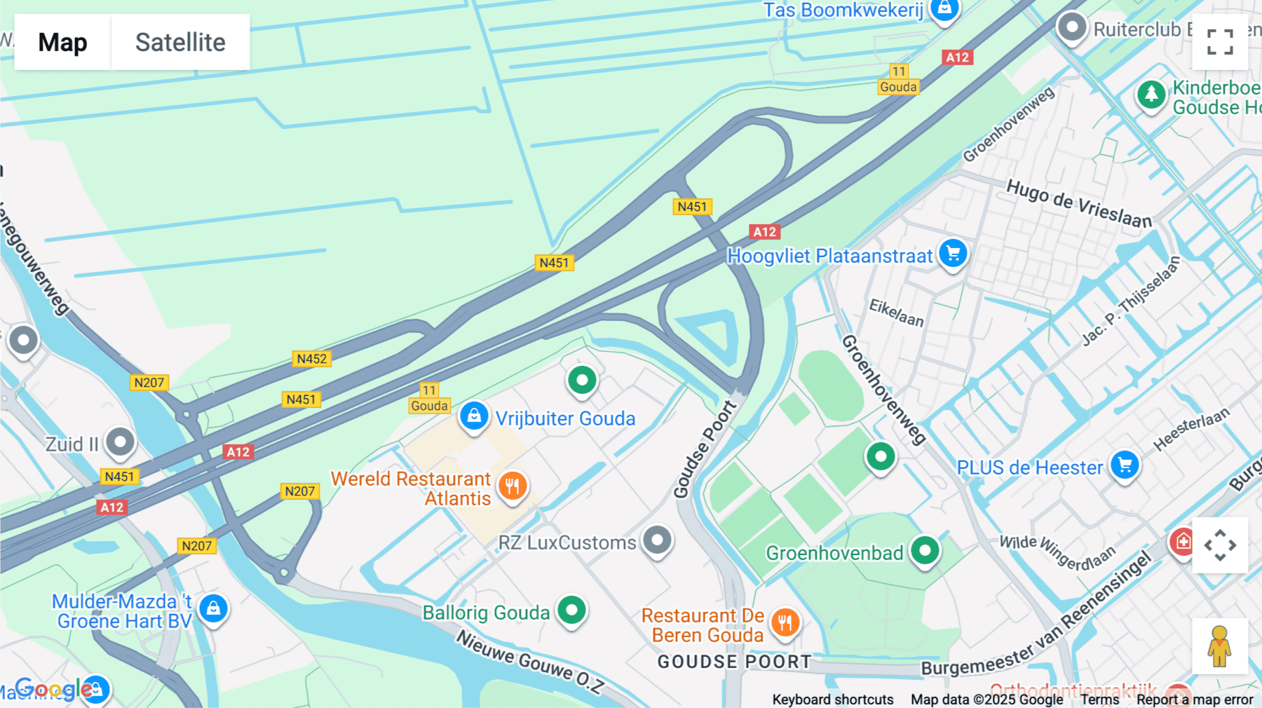 Click for interative map of Kampenringweg 45D,  Goudsepoort, Gouda, Netherlands, Gouda