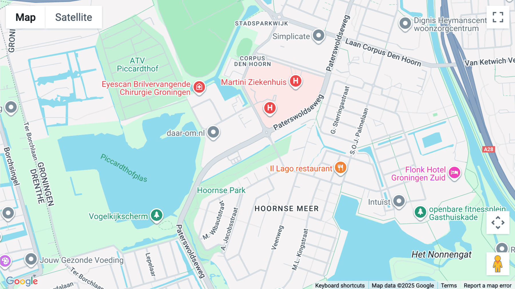 Click for interative map of Paterswoldeweg 806,  Groniningen Martini, Groningen, North Holland, Groningen