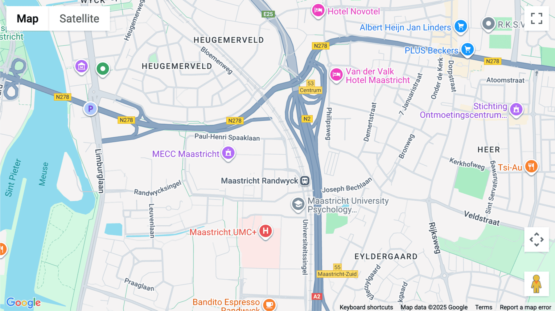 Click for interative map of Robert Schumandomein 2,  Maastricht Randwyck, 6229 ES,, Maastricht, Maastricht