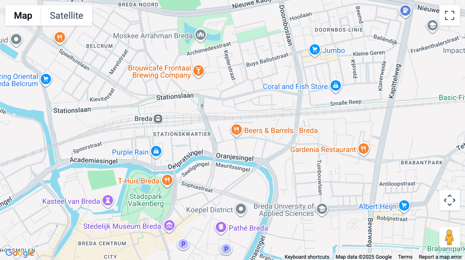 Click for interative map of Ceresstraat 1, Breda, North Brabant, Netherlands, Breda