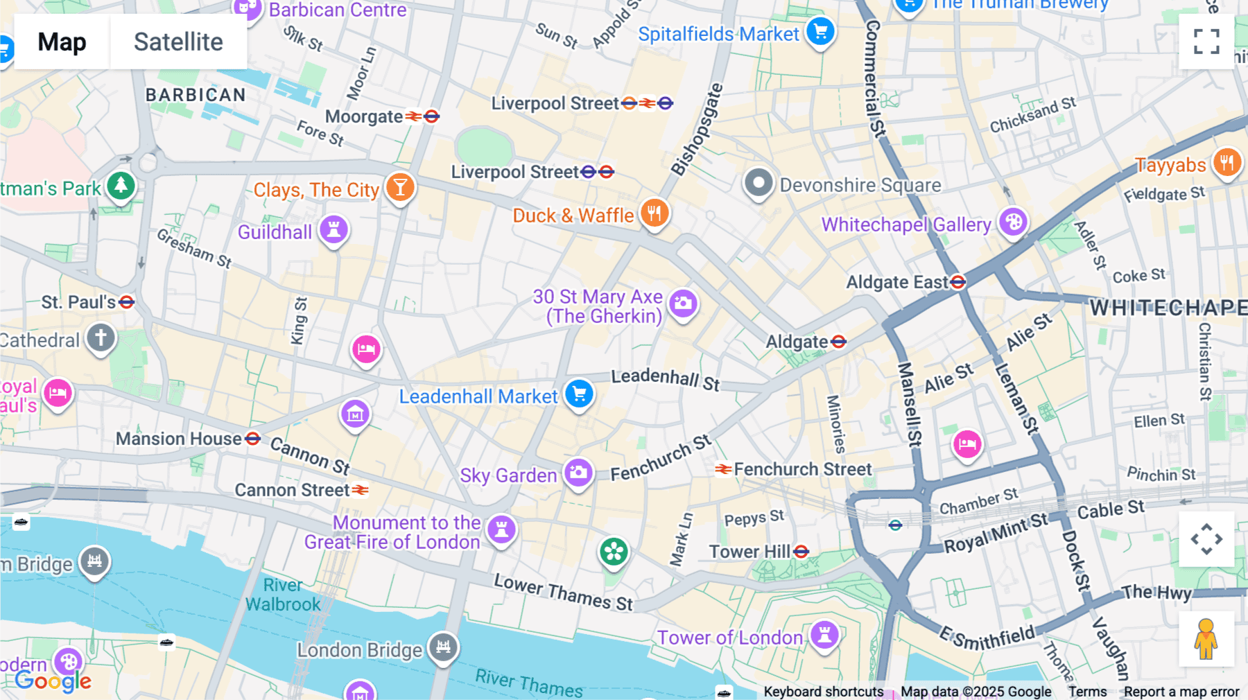 Click for interative map of 122 LEADENHALL STREET, Central London, London