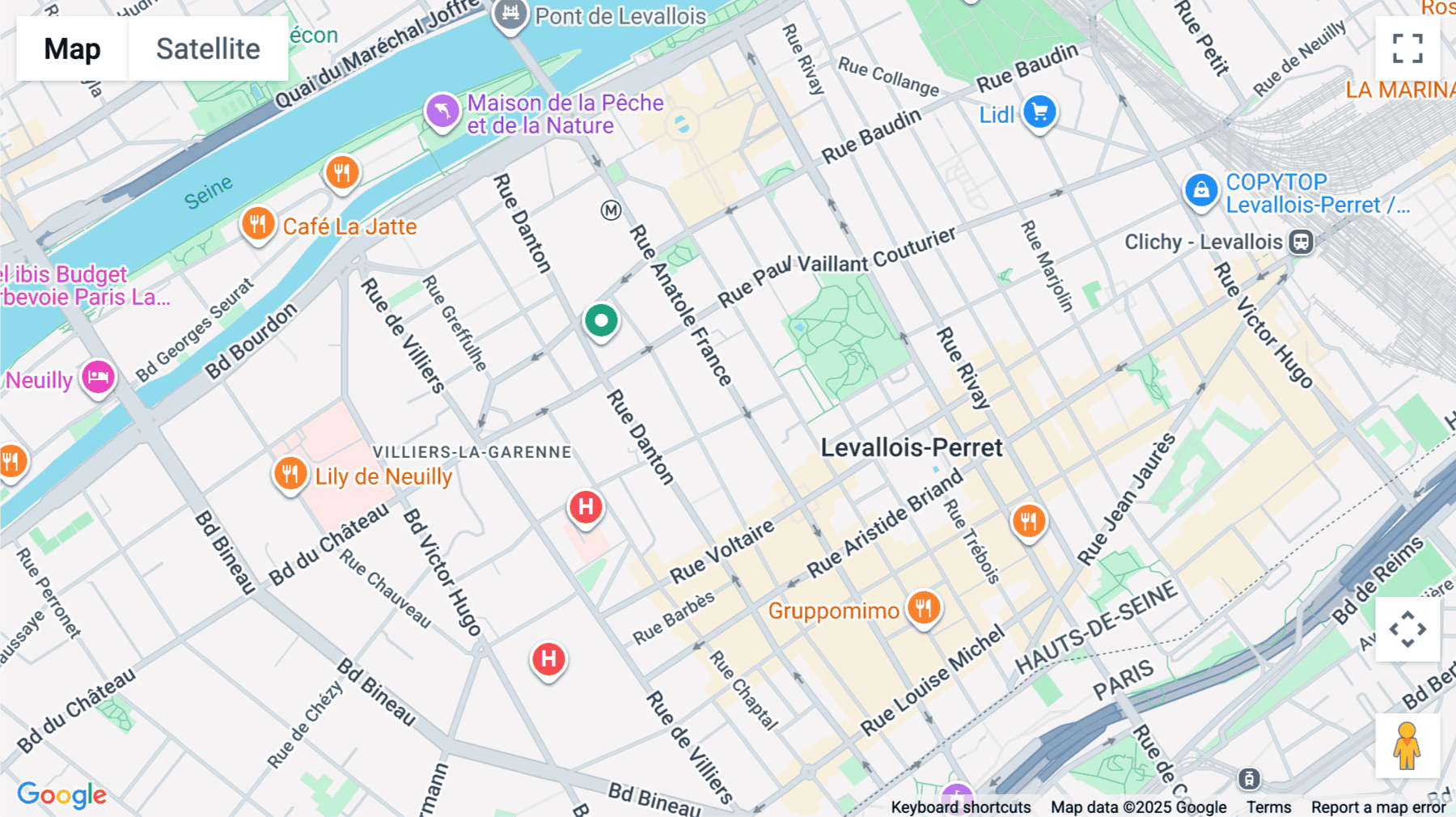 Click for interative map of 6th Floor, 105 Rue Anatole France, Levallois Perret