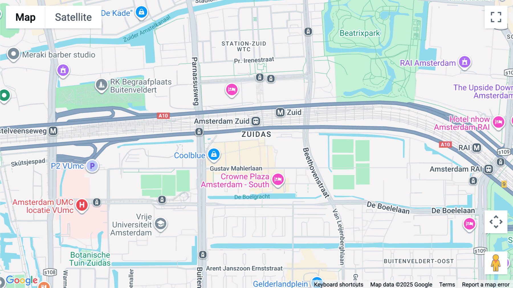 Click for interative map of 3rd Floor Viñoly tower, Claude Debussylaan 10, Amsterdam