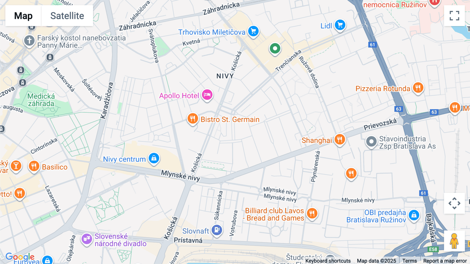 Click for interative map of 9th Floor, Block E, Apollo Business Centre II,, 4D Prievozska Street,, 821 09 Bratislava, Bratislava