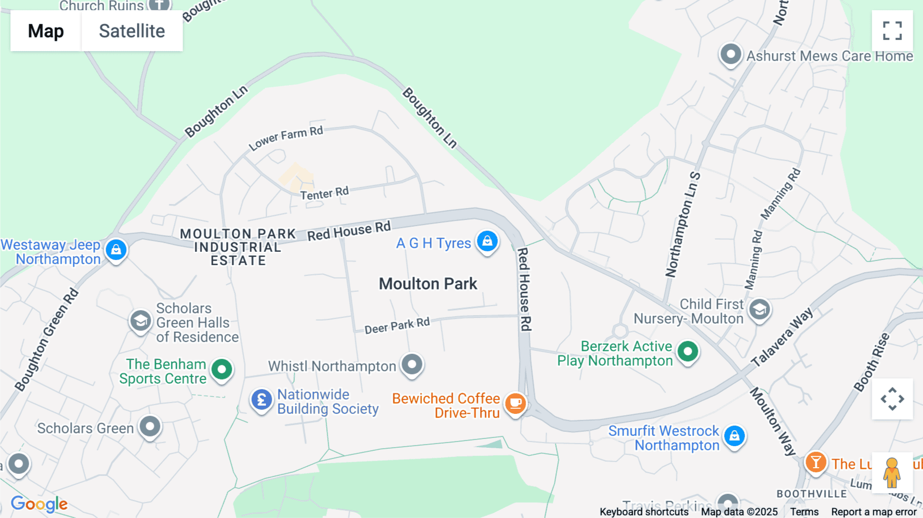 Click for interative map of Moulton Park Business Centre, Northampton, Northampton